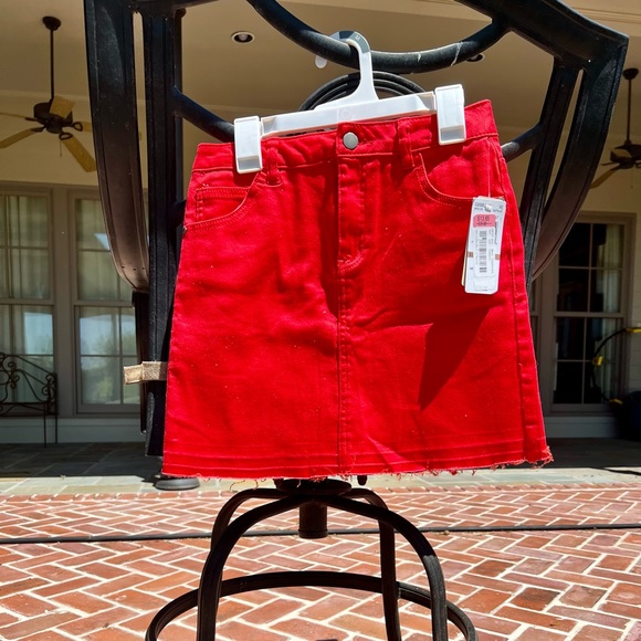NWT red mini skirt - Picture 4 of 6
